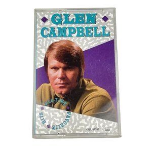 Glen Campbell All Time Favorite Hits Cassette Tape Rhinestone Cowboy 1991